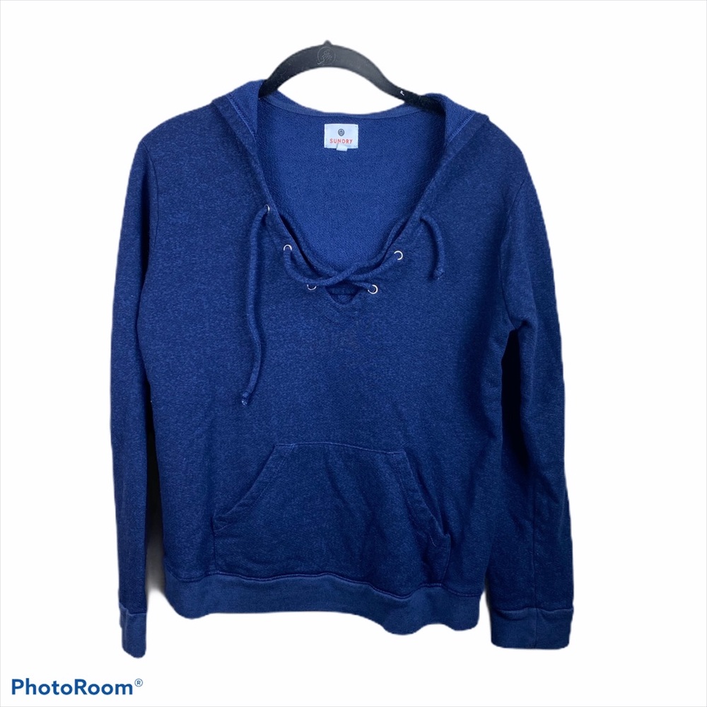 Anthropologie Blue Sundry Sweater